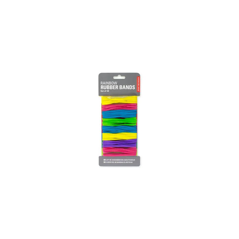 Kikkerland, Adhesives/Glue, Art & School, Rainbow, Rubber bands, 770594